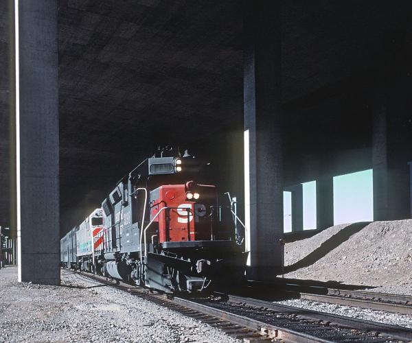 Caltrain acquires Southern Pacific Trains.