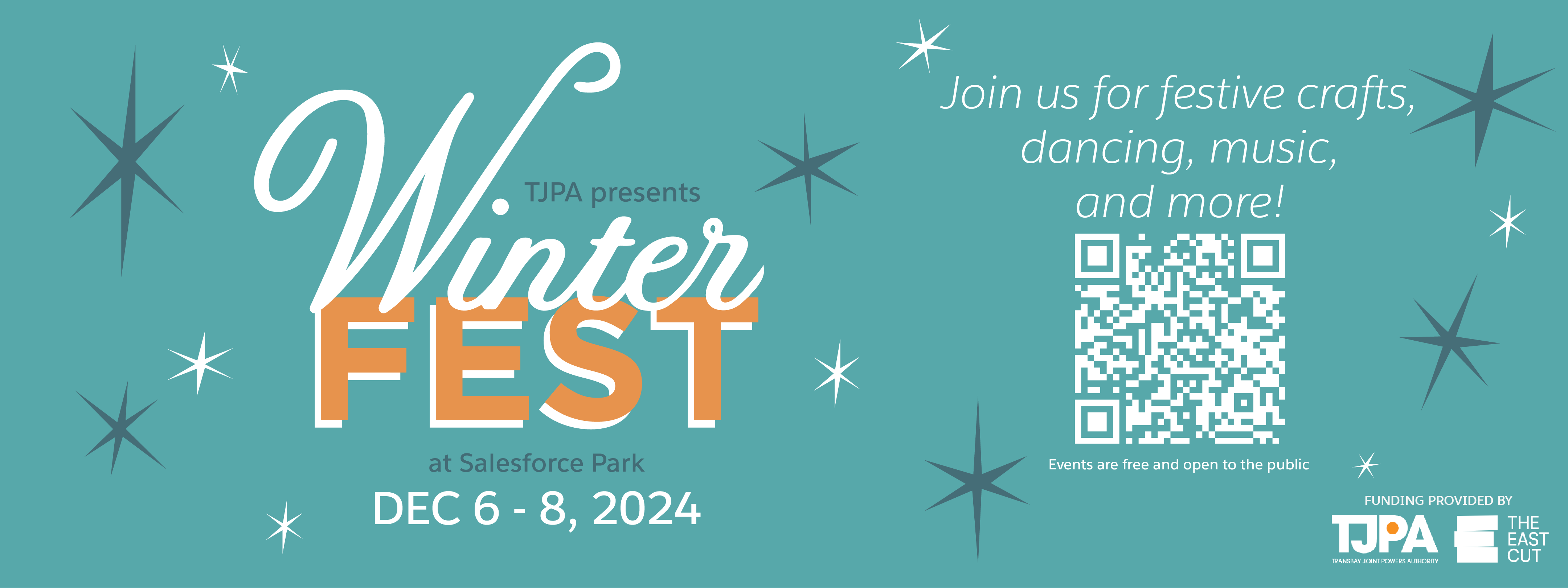 WinterFest Poster header for 2024.