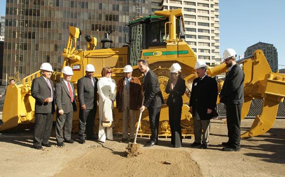 Temporary Terminal Groundbreaking