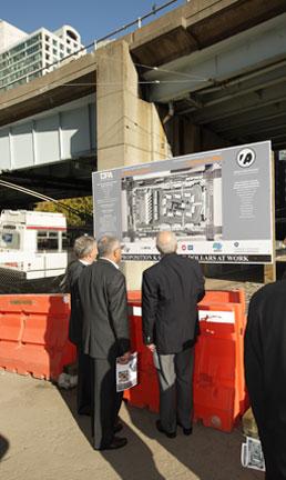 Temporary Terminal Groundbreaking