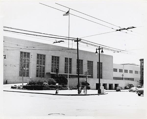 Transbay Terminal—View from Mission & Fremont (1964)